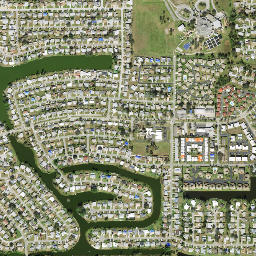 Venice Gardens map(satellite map)