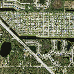 Woodmere Florida High Resolution Satellite Map
