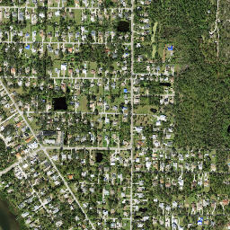 Manasota Florida High Resolution Satellite Map