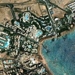Makadi Bay map(satellite map)