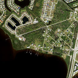 El Jobean Florida High Resolution Satellite Map