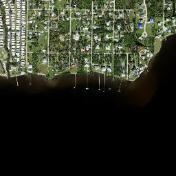 Harbor View Florida High Resolution Satellite Map