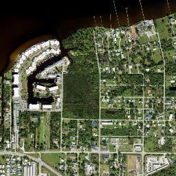 Solana Florida High Resolution Satellite Map