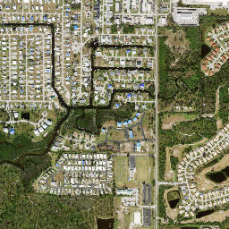 Mobile Gardens Florida High Resolution Satellite Map
