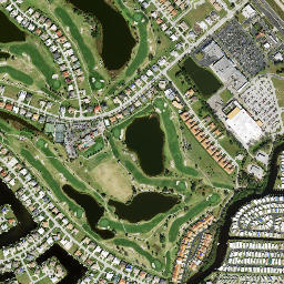 Burnt Store Lakes Florida High Resolution Satellite Map