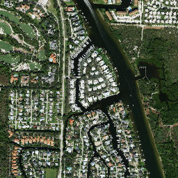 Paradise Port Florida High Resolution Satellite Map