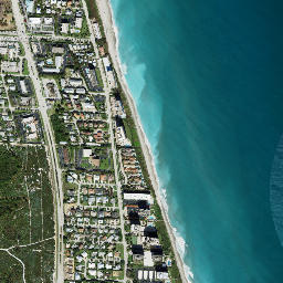 Juno Beach map(satellite map)