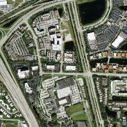 Monet Florida High Resolution Satellite Map