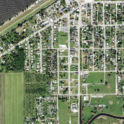 Pahokee map(satellite map)