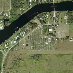 Denaud Florida High Resolution Satellite Map