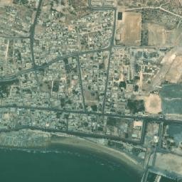 Bandar Charak map(satellite map)