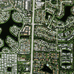 Cypress Lakes Florida High Resolution Satellite Map