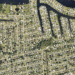 Fort Myers Shores map(satellite map)