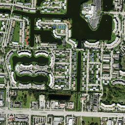 Century Village Florida High Resolution Satellite Map