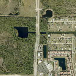 Satellite view of Six Lakes Country Club
