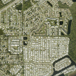 Salvista Florida High Resolution Satellite Map