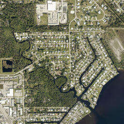 North Fort Myers map(satellite map)