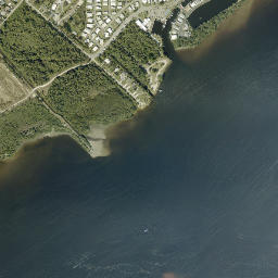 Bayshore Manor Florida High Resolution Satellite Map
