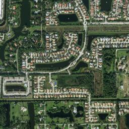 Satellite view of Okeeheelee Golf Course