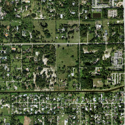 Palm Beach Farms Florida High Resolution Satellite Map