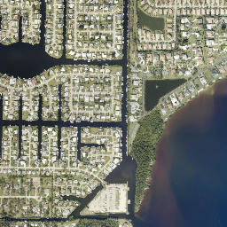 Lochmoor Waterway Estates map(satellite map)