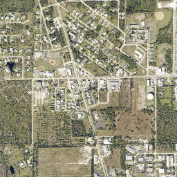 Pine Island Center map(satellite map)