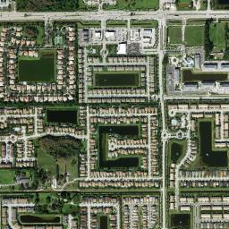 Satellite view of Fountains Country Club