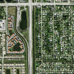 Florida Gardens Florida High Resolution Satellite Map