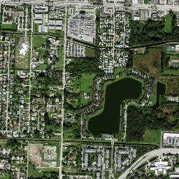 Lake Worth Corridor map(satellite map)