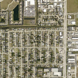 Pine Manor map(satellite map)
