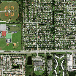 Hypoluxo Village Florida High Resolution Satellite Map