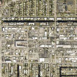 Cape Coral map(satellite map)