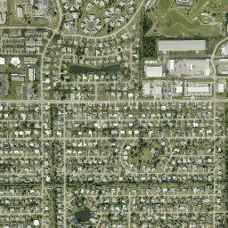Fort Myers Villas Florida High Resolution Satellite Map