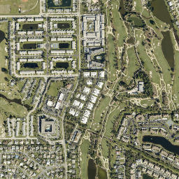 Cypress Lake map(satellite map)