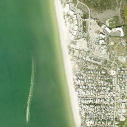 Captiva Florida High Resolution Satellite Map