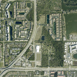 Biggar Florida High Resolution Satellite Map