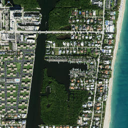Ocean Ridge map(satellite map)