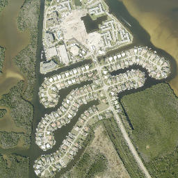 Shell Point Village Florida High Resolution Satellite Map