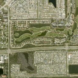 Truckland Florida High Resolution Satellite Map