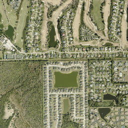 Forest Island Park Florida High Resolution Satellite Map