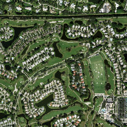 Golf Florida High Resolution Satellite Map