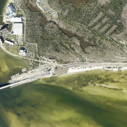 Punta Rassa map(satellite map)