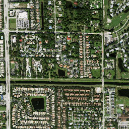 Dunes Road Florida High Resolution Satellite Map