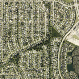Three Oaks map(satellite map)