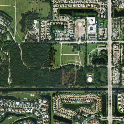 Satellite view of Bocaire Country Club