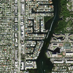 Harbor East Florida High Resolution Satellite Map