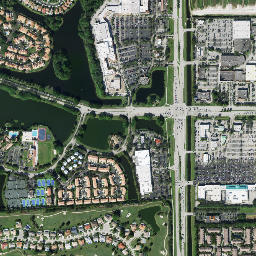 Mission Bay Florida High Resolution Satellite Map
