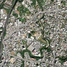Okinawa Shi map(satellite map)