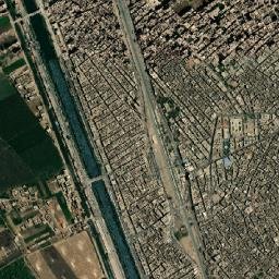 Jirjā map(satellite map)