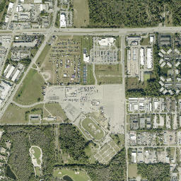 Satellite view of Hunters Ridge Golf and Country Club